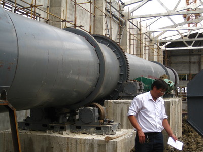 冷却窑安装现场