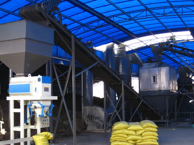 有机肥短圆柱颗粒生产线11