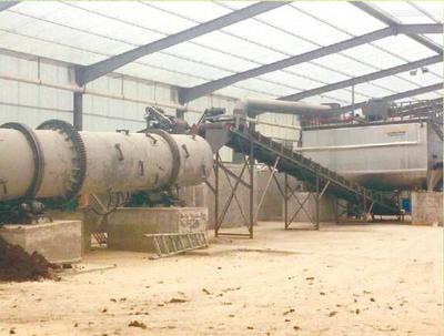 60立方超高温有机肥发酵生产线出料系统